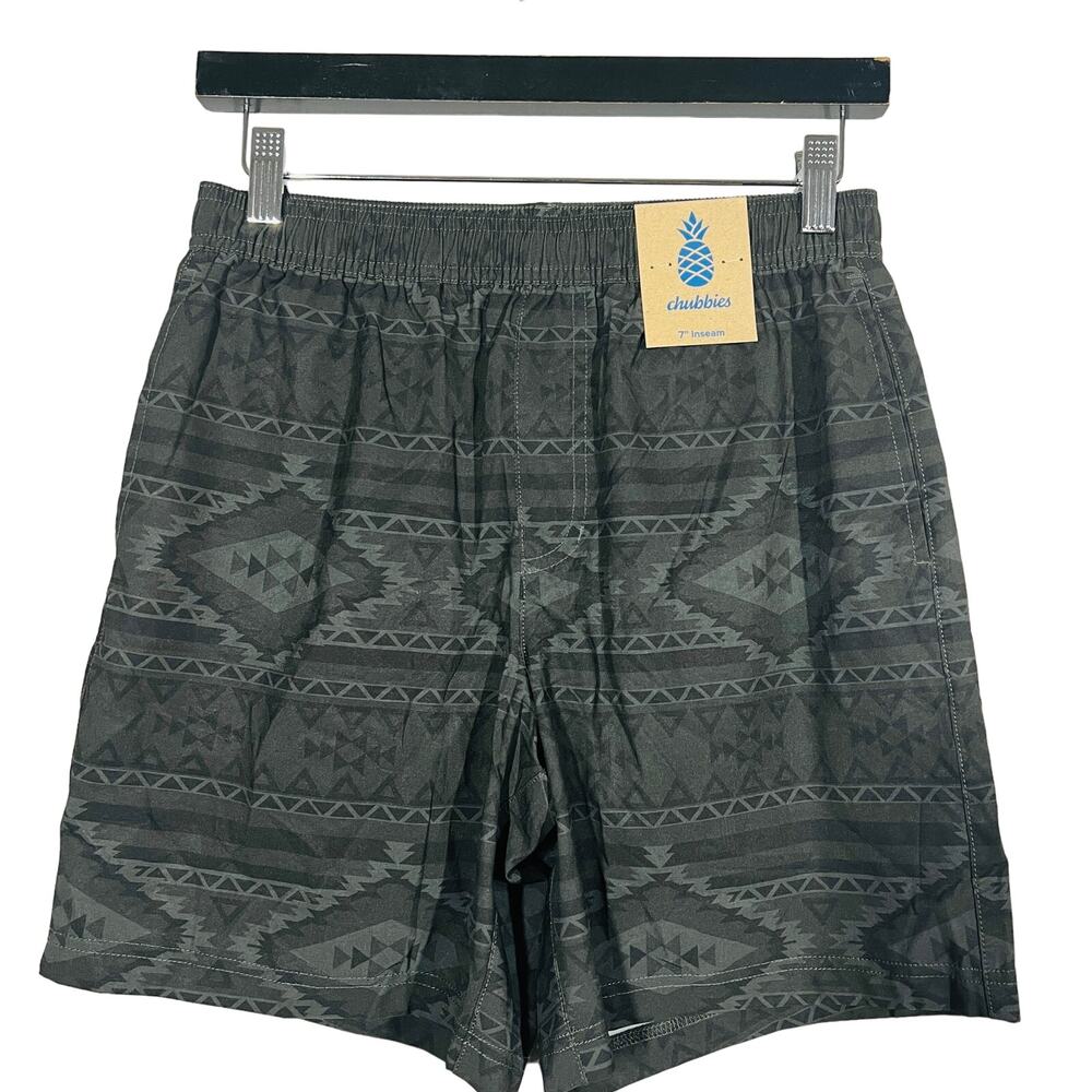 NEW! Chubbies Athlounger 7" Inseam Shorts Quests Print Lined Casual - S